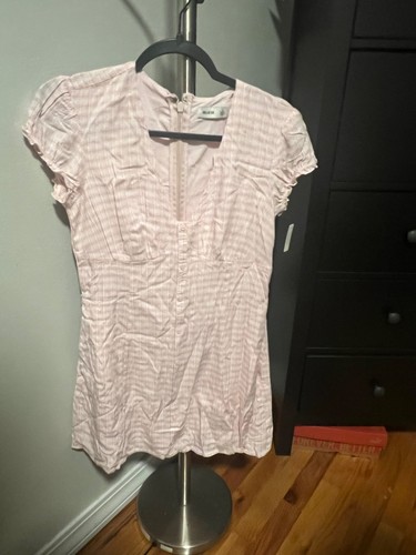 Hollister button front mini - button,