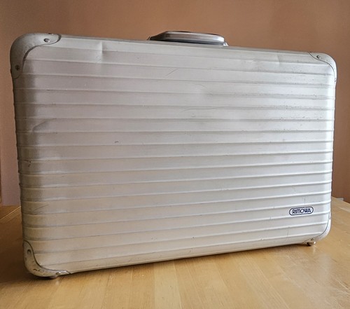 Rimowa silver aluminium hard - silver,