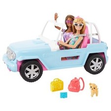 NEW Barbie Jeep with Dolls and
