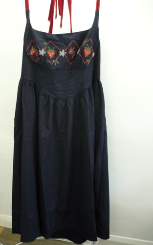 Cider navy fit flare - &, corset