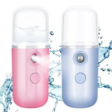 USB Portable 30ml Mini Nano Mist Sprayer Face Spray Facial Steamer Moisturizing