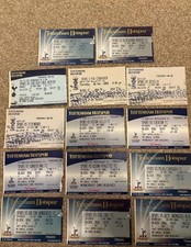 Tottenham hotspur ticket stubs - tottenham,