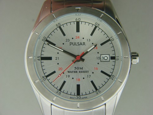 New men pulsar stainless - men's,