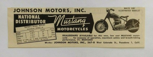 1948 mustang motorcycles - 1948,