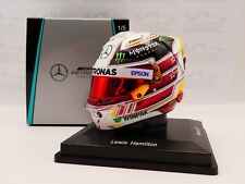 Spark 1:5 Lewis Hamilton Mercedes helmet 2018 Mexican GP World Champion 5HF172