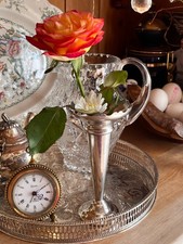 Pair vintage silver plated - of,