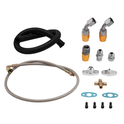 Turbo oil feed - feed, drain