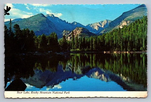 Postcard colorado rocky - colorado,