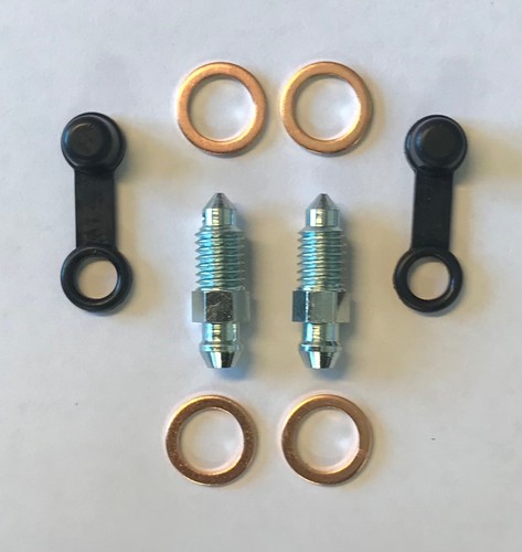 Front brake caliper bleed - x,