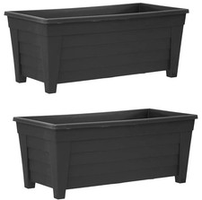 Large black plastic - large,
