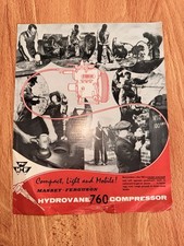 Massey Ferguson Compressor Brochure for 35 and 135 Tractors