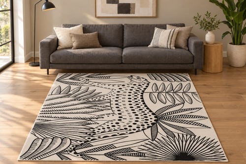 Jungle print 100 wool - print,