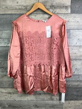 Joanna Hope Satin Blouse Top