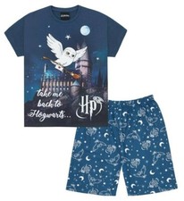 Girls Harry Potter Pyjamas Take Me Back To Hogwarts Short 7 to 15 Years