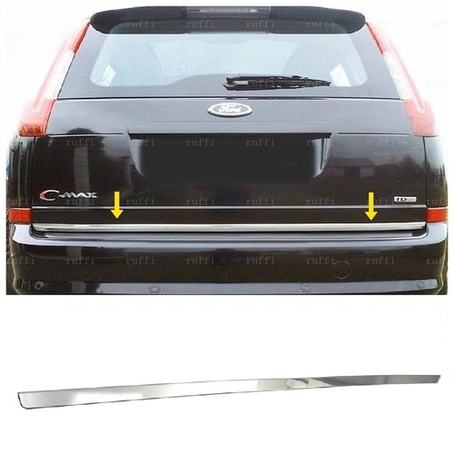 Chrome rear trunk tailgate - rear,