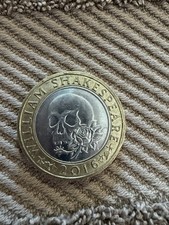 Shakespeare Skull  £2 ERROR