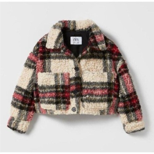 Zara unisex boucle tartan - zara,
