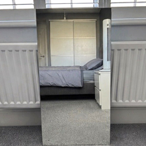 Large rectangular wall mirror - large,