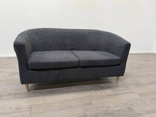 Charcoal Fabric 2 Seater Tub Sofa – Compact & Stylish