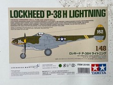 Tamiya 25199 1/48 P-38 H Lightning - White Box edition plus Eduard detail set 