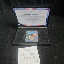 Stephen Hawking 50p Cased Artwork Capsule Limited Edition 402 of 995
