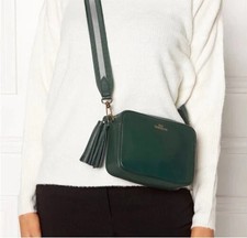 BeckSöndergaard LULLO RUA Dark Green Leather Shoulder Bag Crossbody Bag
