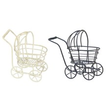 1:12 Dollhouse Baby Pram