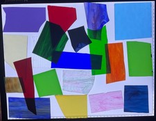 A SELECTION OF STAINED GLASS