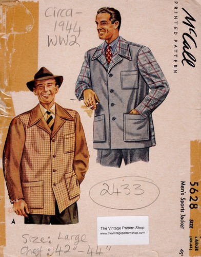 1944 vintage sewing pattern - sewing,