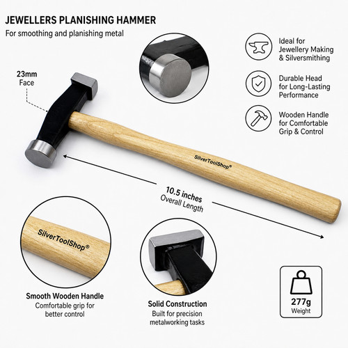 Jewellers planishing hammer - jewellers,