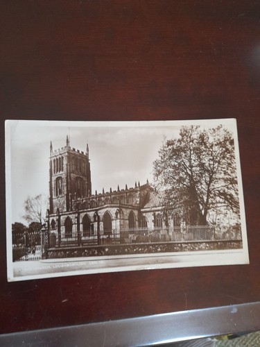 Old postcard the church - postcard,