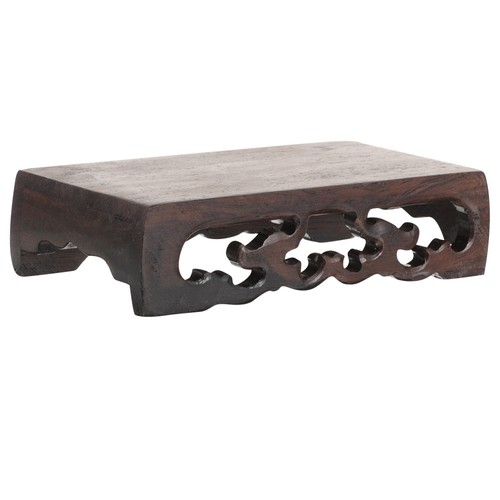 Wooden rectangular flower pot - wooden,