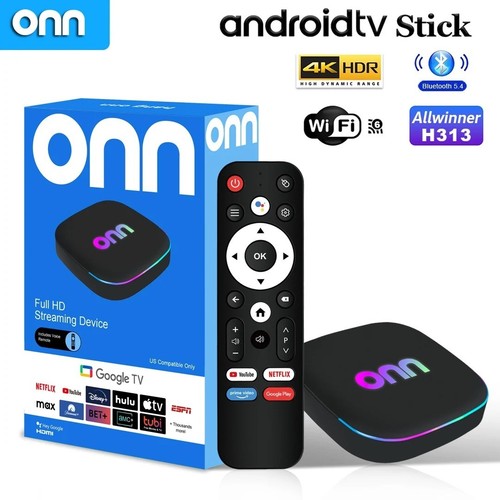 Onn android smart tv - 4k, box