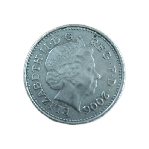 British 10p coin from - 10p,