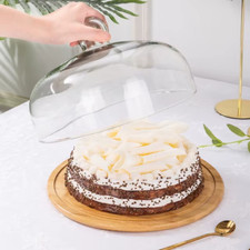 11 inch Clear Glass Cake Dome