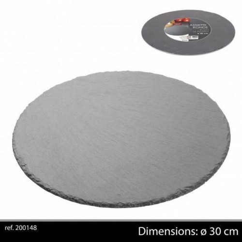 Ardoise tableware round - tableware,