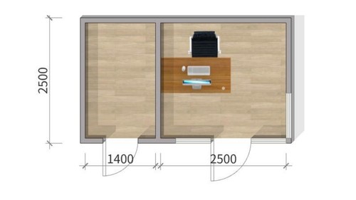 Garden office building - garden, new