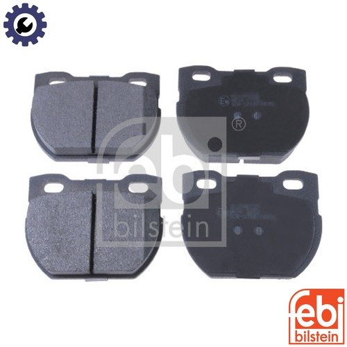 Brake pad set disc - set,