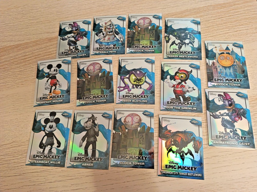 Topps disney neon epic mickey - disney,