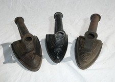 3 X Antique -  Flat Iron No. 2