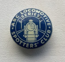 1940s Ian Allen 1st Series ABC LOCOMOTIVE LOCOSPOTTERS CLUB TIN BADGE LNER BLUE