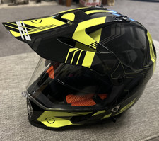 LS2 MX436 Pioneer Trigger Helmet Size M Black And Yellow