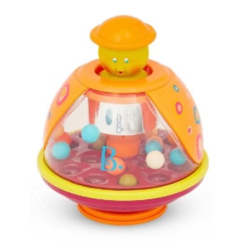 Orange spinning popper - orange,