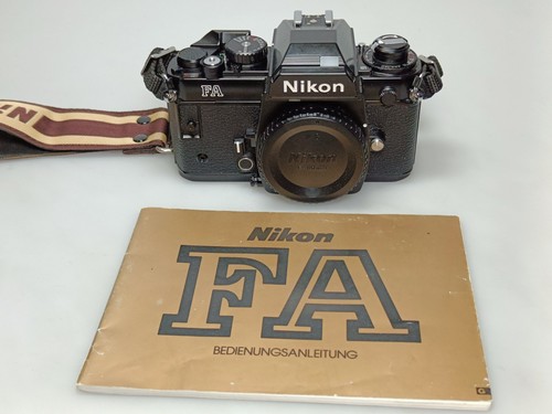 Nikon black slr - fa, +++