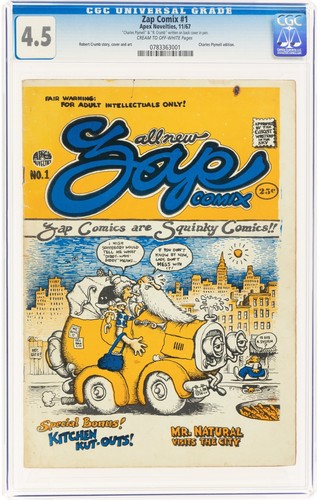 Zap comix cgc - #1,