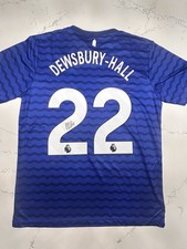 SIGNED KEENAN DEWSBURY-HALL EVERTON FC SHIRT *COA* PREMIER LEAGUE 
