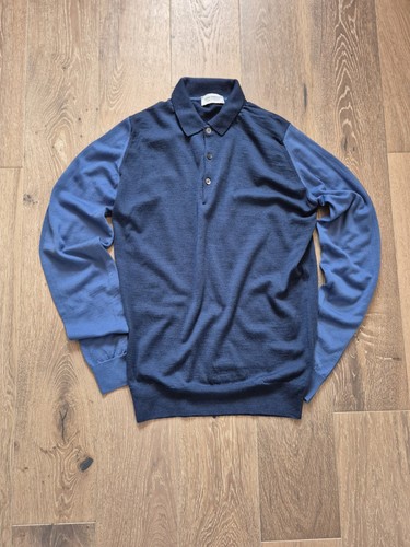 John smedley long sleeve polo - long,