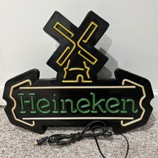 Vintage Heineken Windmill Neon