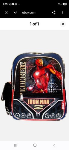 Ruz iron man small backpack - ruz,