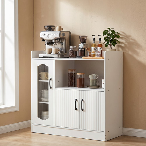 White sideboard storage - white,